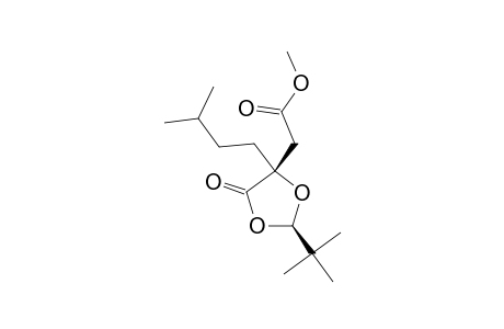 METHYL-(2R,4R)-[2-(TERT.-BUTYL)-4-(3-METHYLBUTYL)-5-OXO-1,3-DIOXOLAN-4-YL]-ACETATE