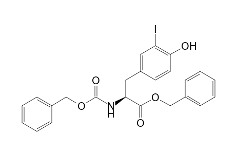 (2S)-2-(benzyloxycarbonylamino)-3-(4-hydroxy-3-iodo-phenyl)propionic acid benzyl ester
