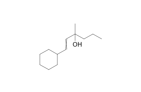 1-cyclohexyl-3-methylhex-1-en-3-ol