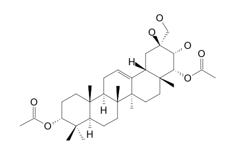 3-ALPHA,22-ALPHA-DIACETOXY-20-BETA,21-ALPHA,29-TRIHYDROXY-30-NOROLEAN-12-ENE