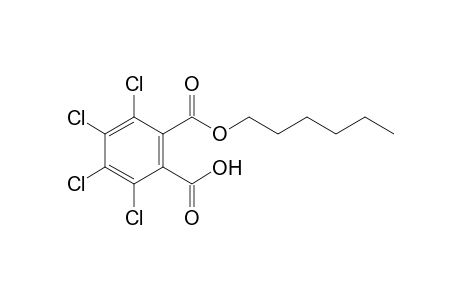 tetrachlorophthalic acid, monohexyl ester