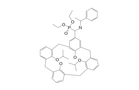 5-(ALPHA-PHENYLETHYLAMINODIETHOXYPHOSPHONYLMETHYL)-25,27-DIPROPOXYCALIX-[4]-ARENE