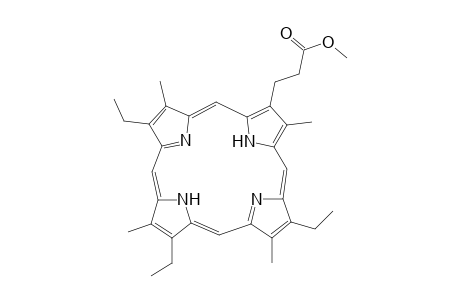 21H,23H-Porphine-2-propanoic acid, 7,12,17-triethyl-3,8,13,18-tetramethyl-, methyl ester