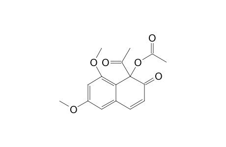 1-Acetoxy-1-acetyl-6,8-dimethoxynaphthalen-2(1H)-one