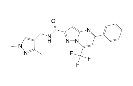 N-[(1,3-dimethyl-1H-pyrazol-4-yl)methyl]-5-phenyl-7-(trifluoromethyl)pyrazolo[1,5-a]pyrimidine-2-carboxamide