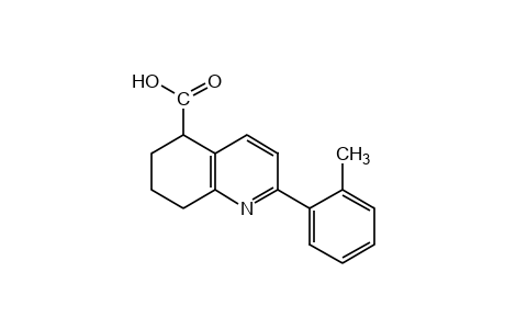5,6,7,8-tetrahydro-2-o-tolyl-5-quinolinecarboxylic acid