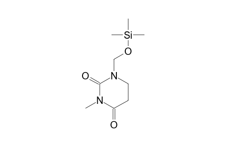 3-Methyl-1-(trimethylsilyloxymethyl)-1,3-diazinane-2,4-dione