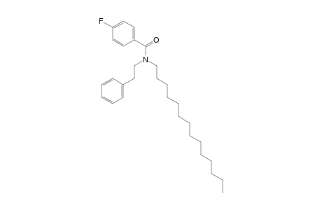 Benzamide, 4-fluoro-N-(2-phenylethyl)-N-tetradecyl-
