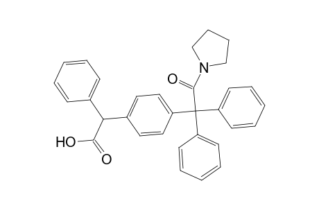 (4-[2-Oxo-1,1-diphenyl-2-(1-pyrrolidinyl)ethyl]phenyl)(phenyl)acetic acid