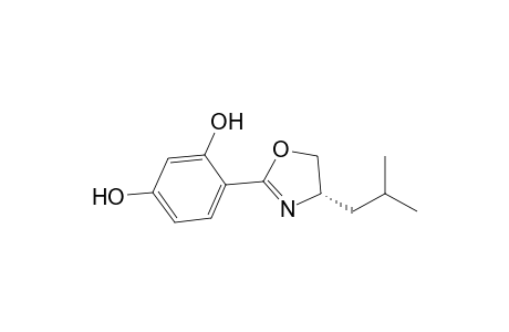 (4S)-4,5-Dihydro-2-(2',4'-dihydroxyphenyl)-4-(2-methylpropyl)oxazole