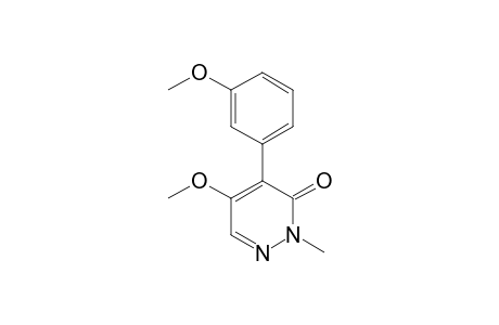 5-methoxy-4-(3-methoxyphenyl)-2-methylpyridazin-3-one