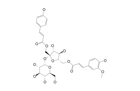 (1-P-O-COUMAROYL-6-O-FERUROYL)-BETA-D-FRUCTOFURANOSYL-ALPHA-D-GLUCOPYRANOSIDE