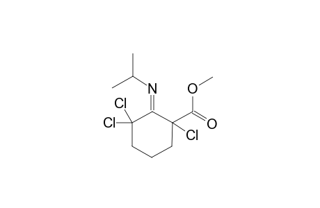 Methyl 1,3,3-trichloro-2-(isopropyl-imino)cyclohexene-1-carboxylate