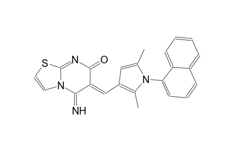 (6Z)-6-{[2,5-dimethyl-1-(1-naphthyl)-1H-pyrrol-3-yl]methylene}-5-imino-5,6-dihydro-7H-[1,3]thiazolo[3,2-a]pyrimidin-7-one