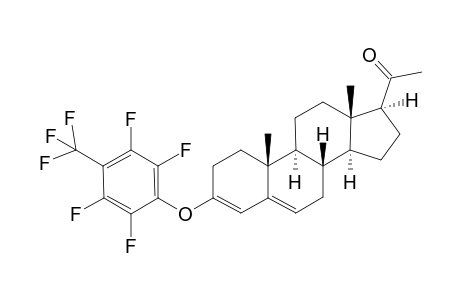3-[2,3,5,6-tetrafluoro-4-trifluoromethyl)phenoxy]pregna-3,5-diene-20-one