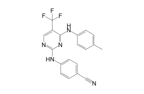 2-(4-Cyanophenylamino)-4-(4-methylphenylamino)-5-(trifluoromethyl)pyrimidine
