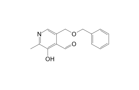 5-(Benzyloxymethyl)-3-hydroxy-2-methylpyridine-4-carboxaldehyde