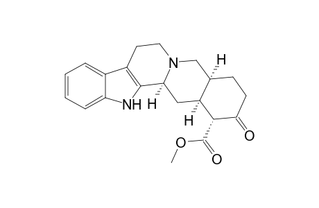 (+-)-Methyl (3.alpha.,15.alpha.,16.alpha.,2o.alpha.H)-17-Oxoyohimban-16-carboxylate(Alloyohimbinone)