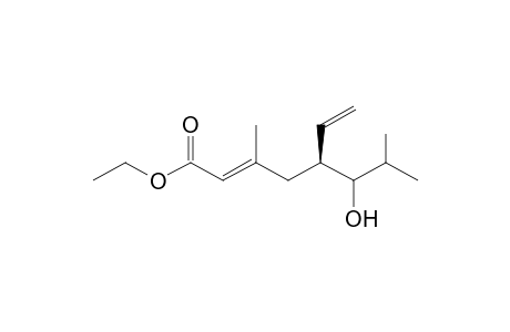 (E)-Ethyl 6-hydroxy-3,7-dimethyl-5-vinyloct-2-enoate