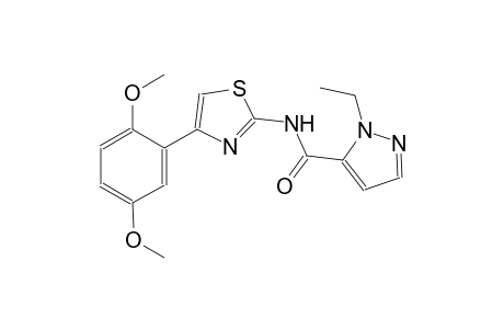N-[4-(2,5-dimethoxyphenyl)-1,3-thiazol-2-yl]-1-ethyl-1H-pyrazole-5-carboxamide