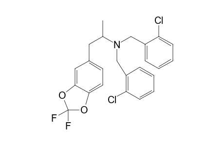 N,N-Bis(2-chlorobenzyl)-3,4-difluoromethylenedioxyamphetamine