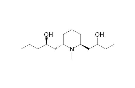(2S,6S,2"R)-N-Methyl-2-(2'-hydroxybutyl)-6-(2"-hydroxypentyl)-piperidine