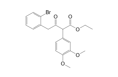 Ethyl 2-(2'-bromophenylacetyl)-(4",5'-dimethoxyphenyl)acetate