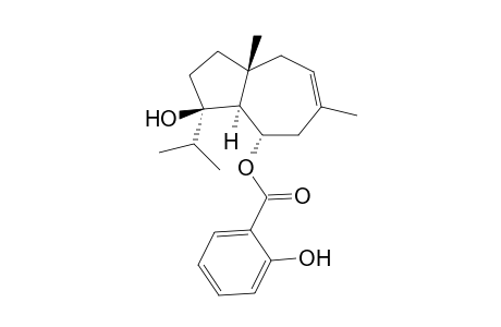 5-Salicylate of Jaeschkeanadiol [3,7-dimethyl-10-isopropylhexahydro-1H-azulene-5,10-diol-5-salicylate]