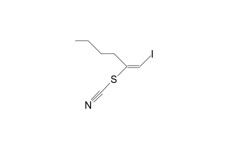 (E)-1-Butyl-2-iodo-vinyl thiocyanate