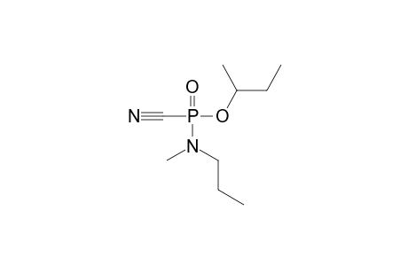 O-sec.butyl N-methyl N-propyl phosphoramidocyanidate