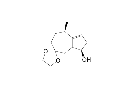 Spiro[azulene-5(1H),2'-[1,3]dioxolan]-3-ol, 2,3,3a,4,6,7-tetrahydro-8-methyl-, cis-(.+-.)-