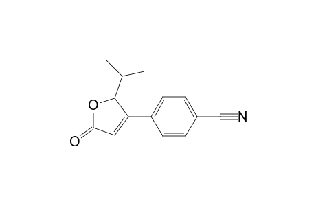 4-[2-(1-Methylethyl)-5-oxo-2,5-dihydrofuran-3-yl]benzonitrile