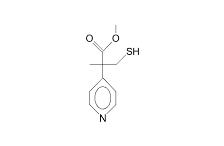 4-(1-Mercapto-2-methoxycarbonyl-prop-2-yl)-pyridine