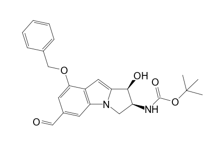 N-[(2S,3S)-5-benzoxy-7-formyl-3-hydroxy-2,3-dihydro-1H-pyrrol[1,2-a]indol-2-yl]carbamic acid tert-butyl ester