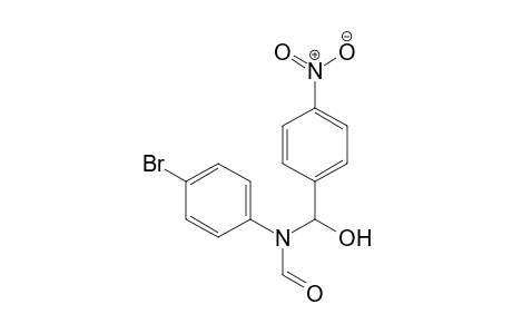 N-(4-Bromophenyl)-N-[hydroxy(4-nitrophenyl)methyl]formamide