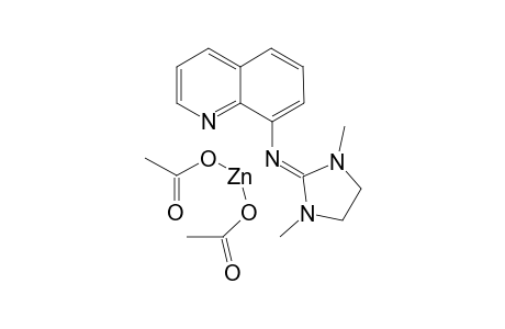 Diacetoxy-{8-[N-(1',3'-dimethyl-1',2',3',4'-tetrahydropyrazol-2'-ylidene)amino]quinoline}-Zinc