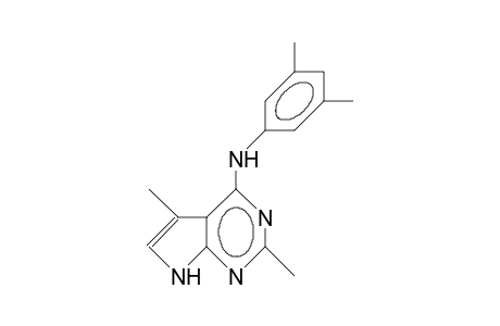 N-(3,5-Dimethyl-phenyl)-2,5-dimethyl-7H-pyrrolo(2,3-D)pyrimidin-4-amine