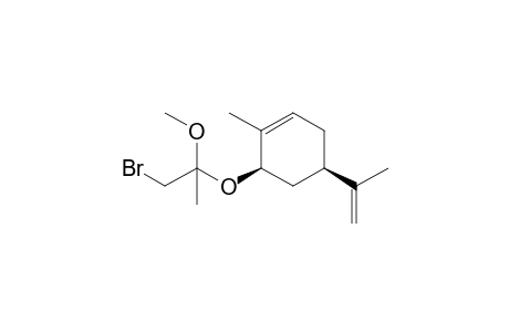(4R,6R)-6-(1-bromanyl-2-methoxy-propan-2-yl)oxy-1-methyl-4-prop-1-en-2-yl-cyclohexene