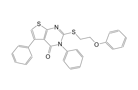 thieno[2,3-d]pyrimidin-4(3H)-one, 2-[(2-phenoxyethyl)thio]-3,5-diphenyl-