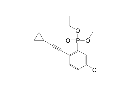 (5-Chloro-2-cyclopropylethynyl-phenyl)-phosphonic Acid Diethyl Ester