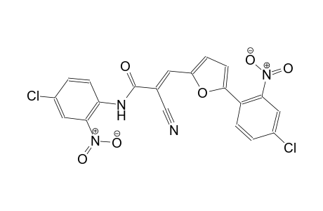 (2E)-N-(4-chloro-2-nitrophenyl)-3-[5-(4-chloro-2-nitrophenyl)-2-furyl]-2-cyano-2-propenamide
