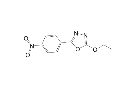Ethyl 5-(4-nitrophenyl)-1,3,4-oxadiazol-2-yl ether