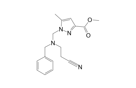 1-[[BENZYL-(2-CYANOETHYL)-AMINO]-METHYL]-5-METHYL-1H-PYRAZOLE-3-CARBOXYLIC-ACID-METHYLESTER