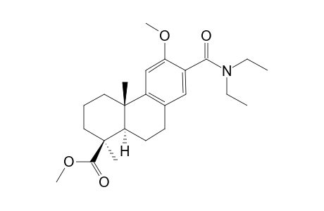 Methyl 13-(N,N-Diethylcarbamoyl)-12-methoxypodocarpa-8,11,13-trien-19-oate