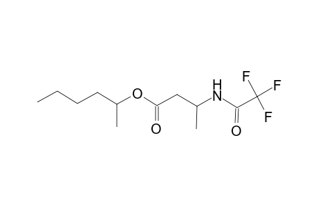 Butanoic acid, 3-[(trifluoroacetyl)amino]-, 1-methylpentyl ester
