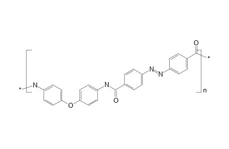 Poly(4,4'-diphenyl ether-4,4'-azodibenzamide)