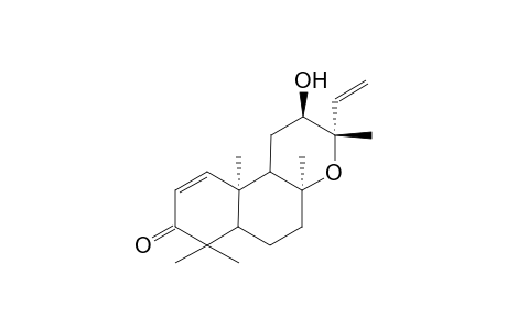 12.beta.-Hydroxy-3-oxo-1-en-ent-13-epi-manoyl oxide