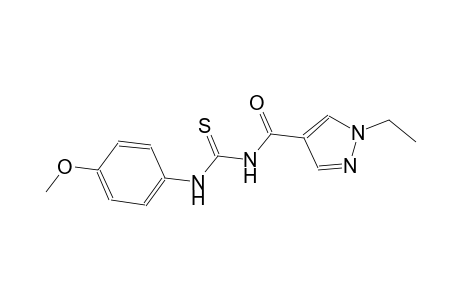 N-[(1-ethyl-1H-pyrazol-4-yl)carbonyl]-N'-(4-methoxyphenyl)thiourea