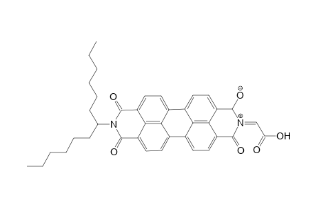 N-(1'-Hexylheptyl)-N'-[(hydroxycarbonyl)methylene]perylene-3,4 : 9,10-tetracarboxylic acid - 3,4 : 9,10-diimide