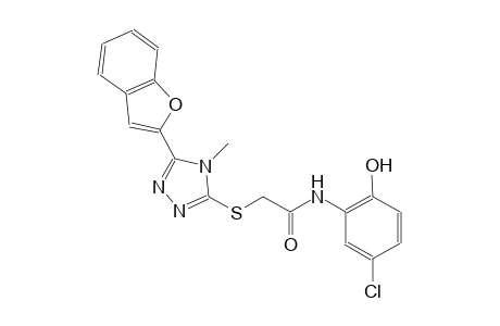 acetamide, 2-[[5-(2-benzofuranyl)-4-methyl-4H-1,2,4-triazol-3-yl]thio]-N-(5-chloro-2-hydroxyphenyl)-